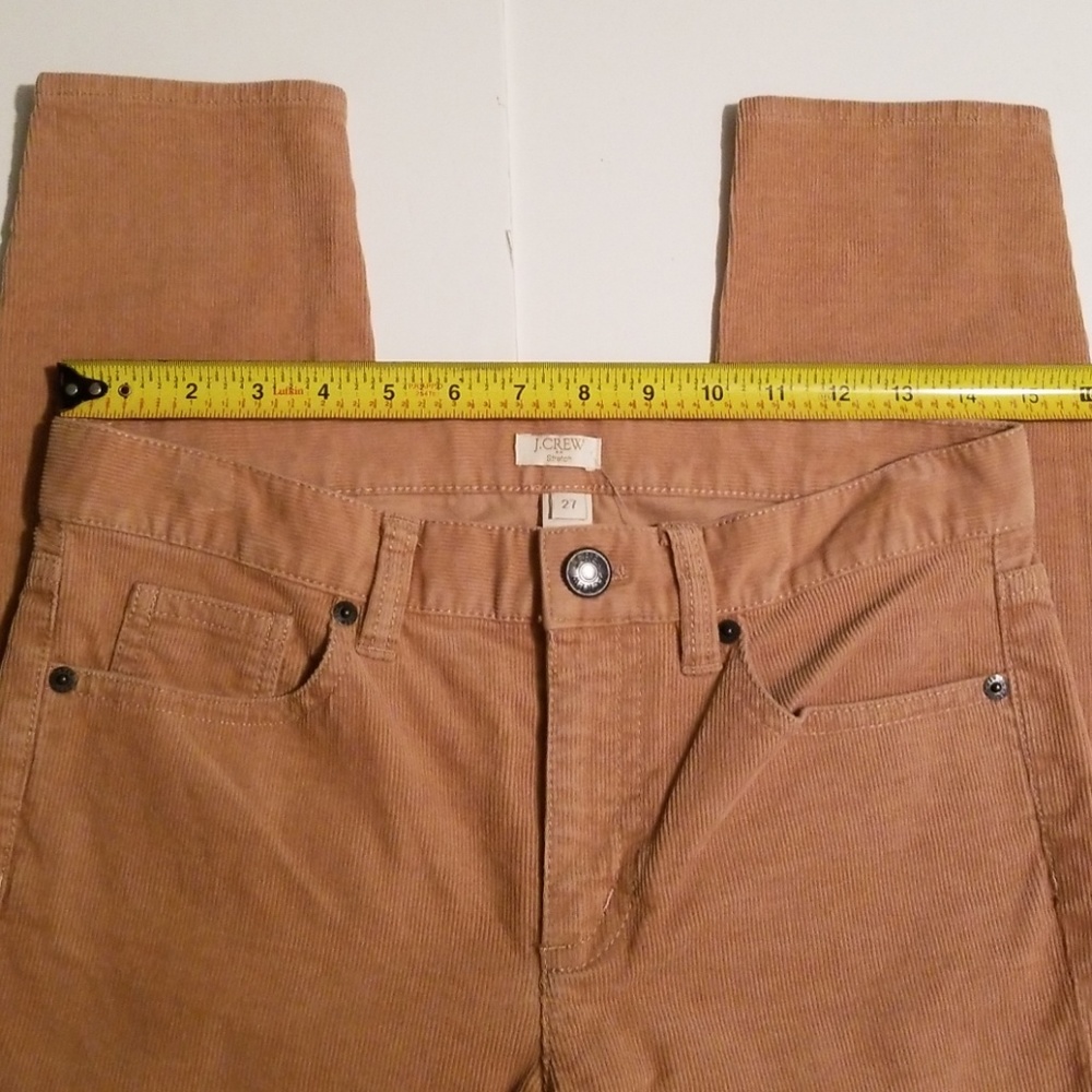 NWT J. Crew Stretch Vintage Cord Toothpick sz 27 - Picture 2 of 7